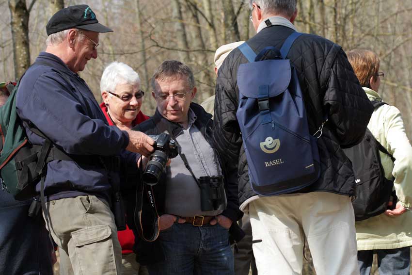 Fritz der Fotoprofi Exkursion Rütihard 2012 (©NVVB)