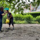 Blumenwiesen Ansaat, PUSCH Kurs - NVVB Gartenparzelle, 13. Mai 2022 © NVVBirsfelden