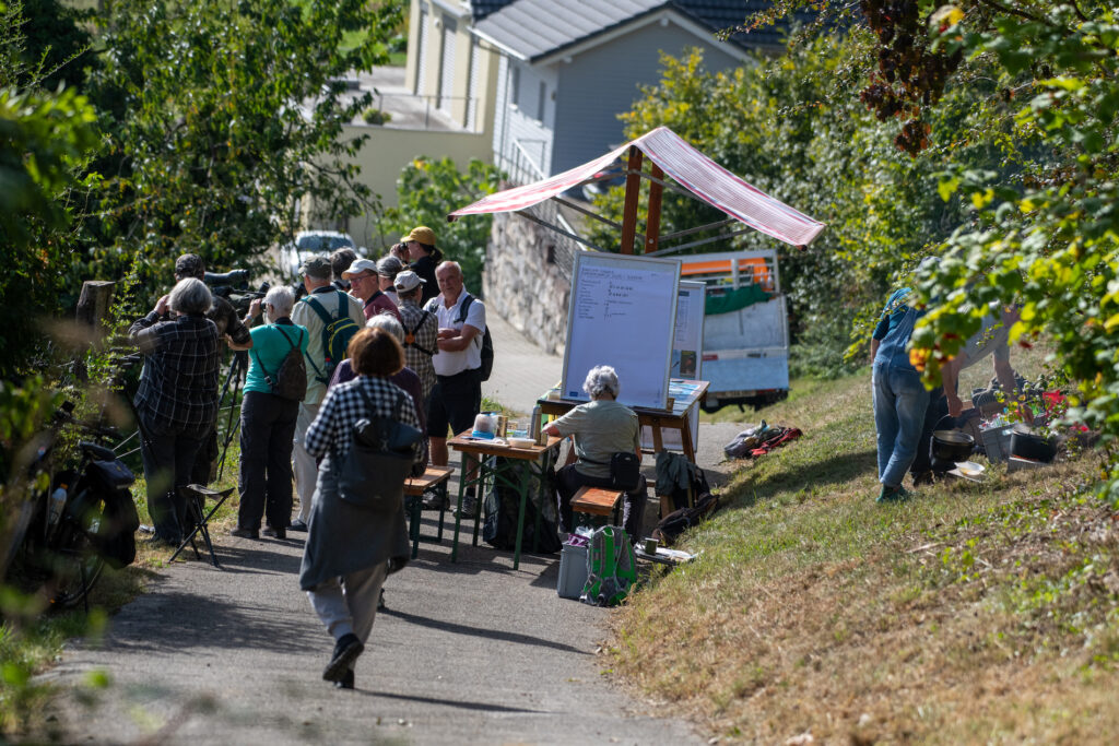 Beochbachtungsstand Muttenz - EuroBirdwatch 2023, 8. Oktober 2023 © Ricardo Olveira