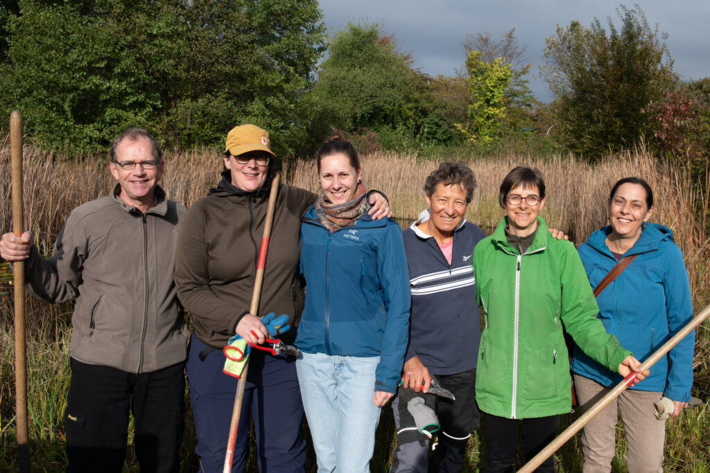 NVVB-Vorstand: 30. BL-Naturschutztag - Biotop Am Stausee, 26. Okt.2024 © Ricardo Olveira